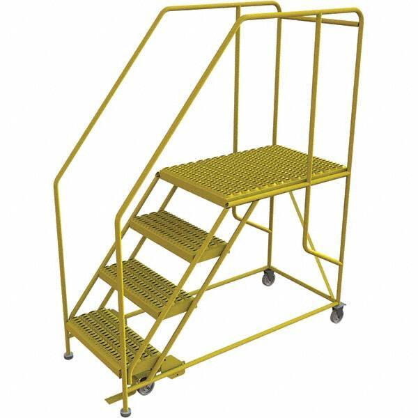 TRI-ARC - Rolling & Wall Mounted Ladders & Platforms Type: Rolling Work Platform Style: Steel Work Platform - Benchmark Tooling