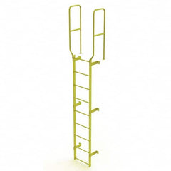 TRI-ARC - Rolling & Wall Mounted Ladders & Platforms Type: Fixed Ladder Style: Safety Cage - Benchmark Tooling