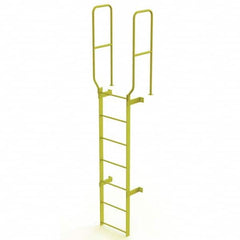 TRI-ARC - Rolling & Wall Mounted Ladders & Platforms Type: Fixed Ladder Style: Safety Cage - Benchmark Tooling