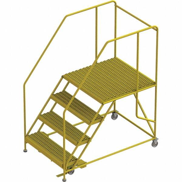 TRI-ARC - Rolling & Wall Mounted Ladders & Platforms Type: Rolling Work Platform Style: Steel Work Platform - Benchmark Tooling