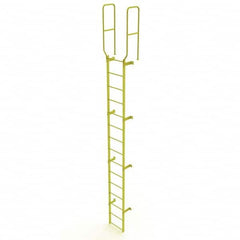 TRI-ARC - Rolling & Wall Mounted Ladders & Platforms Type: Fixed Ladder Style: Safety Cage - Benchmark Tooling