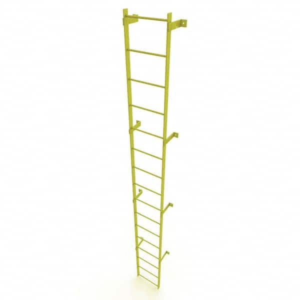 TRI-ARC - Rolling & Wall Mounted Ladders & Platforms Type: Fixed Ladder Style: Safety Cage - Benchmark Tooling