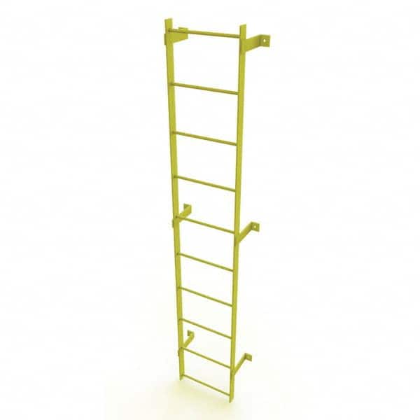 TRI-ARC - Rolling & Wall Mounted Ladders & Platforms Type: Fixed Ladder Style: Safety Cage - Benchmark Tooling