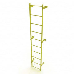 TRI-ARC - Rolling & Wall Mounted Ladders & Platforms Type: Fixed Ladder Style: Safety Cage - Benchmark Tooling