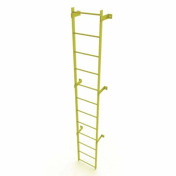 TRI-ARC - Rolling & Wall Mounted Ladders & Platforms Type: Fixed Ladder Style: Safety Cage - Benchmark Tooling