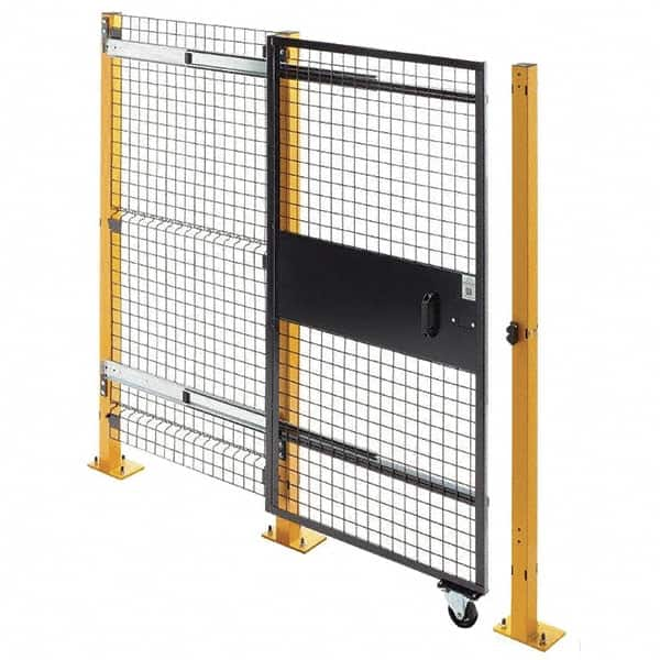 Husky - 4' Wide x 6' High, Sliding Door for Temporary Structures - Benchmark Tooling