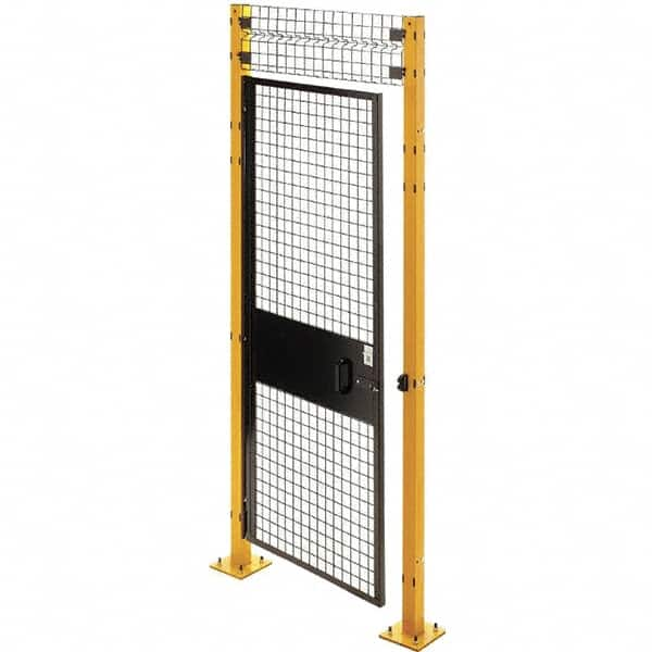 Husky - 3' Wide x 8' High, Swing Door for Temporary Structures - Benchmark Tooling