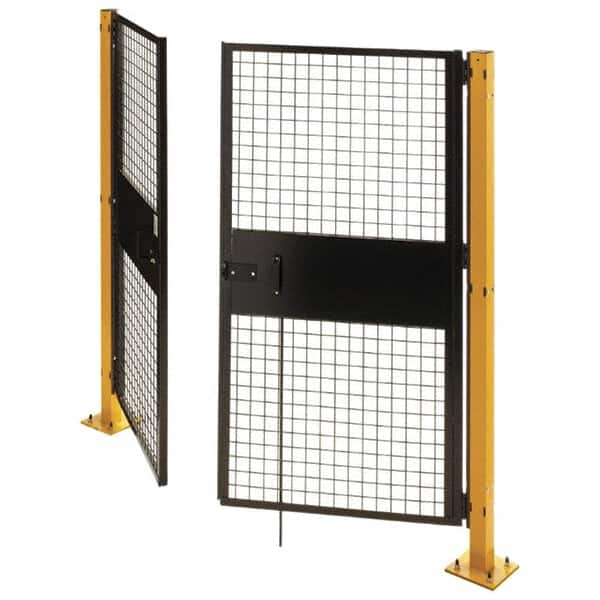 Husky - 8' Wide x 8' High, Swing Door for Temporary Structures - Benchmark Tooling