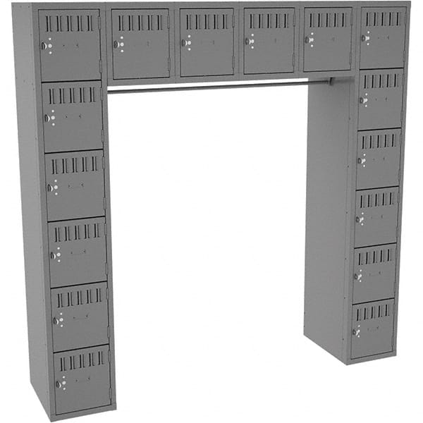 Tennsco - 16 Door, 16 Tier, Locker - Benchmark Tooling