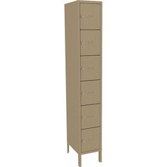 Tennsco - 6 Door, 6 Tier, Welded Locker - Benchmark Tooling