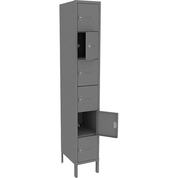 Tennsco - 6 Door, 6 Tier, Welded Locker - Benchmark Tooling