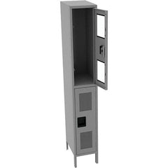 Tennsco - 2 Door, Double Tier, Welded Locker - Benchmark Tooling