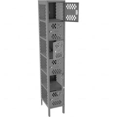 Tennsco - 6 Door, 6 Tier, Welded Locker - Benchmark Tooling