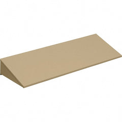 Tennsco - 36" Wide x 6" High x 12" Deep, Locker Slope Top - Benchmark Tooling
