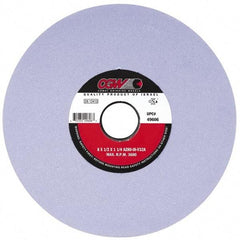Camel Grinding Wheels - 12" Diam x 3" Hole x 2" Thick, I Hardness, 46 Grit Surface Grinding Wheel - Aluminum Oxide, Type 7, Coarse Grade, 2,228 Max RPM, Vitrified Bond, Two-Side Recess - Benchmark Tooling