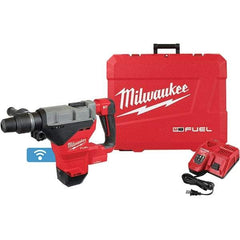 Milwaukee Tool - 18 Volt 1-3/4" SDS Max Chuck Cordless Rotary Hammer - 2900 BPM, 380 RPM, Reversible - Benchmark Tooling