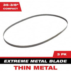 Milwaukee Tool - 2' 11-3/8" x 0.8" x 0.02" 12-14 TPI Bi-Metal Portable Band Saw Blade - Benchmark Tooling