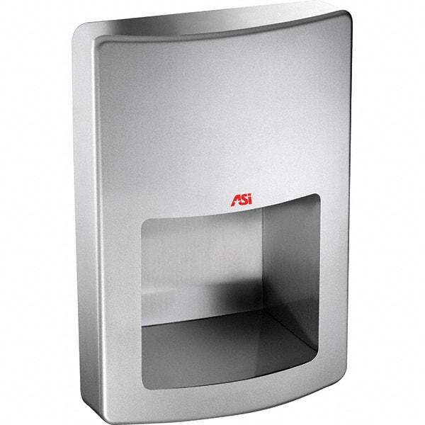 ASI-American Specialties, Inc. - 1000 Watt Satin Stainless Steel Finish Electric Hand Dryer - 120 Volts, 8.3 Amps, 11" Wide x 15-1/2" High x 5-23/32" Deep - Benchmark Tooling