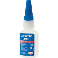 Loctite - 1 oz Bottle Clear Instant Adhesive - 498 SUPERBONDER 1OZ LOCTITE SPDBNDER ADHS - Benchmark Tooling