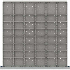 LISTA - 48-Compartment Drawer Divider Layout for 3.15" High Drawers - Benchmark Tooling