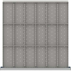 LISTA - 18-Compartment Drawer Divider Layout for 3.15" High Drawers - Benchmark Tooling