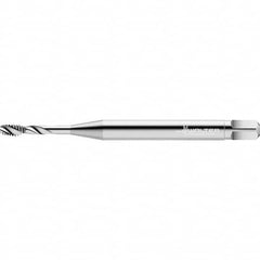 Walter-Prototyp - #4-40 UNC 2 Flute 2B Semi-Bottoming Spiral Flute Tap - High Speed Steel, Bright Finish, 56mm OAL, Right Hand Flute, Right Hand Thread - Exact Industrial Supply