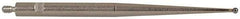 TESA Brown & Sharpe - 1mm Ball Diam, Carbide, Ball Test Indicator Contact Point - 1-7/16" Contact Point Length, Use with Brown & Sharpe BesTest 599 Series - Benchmark Tooling