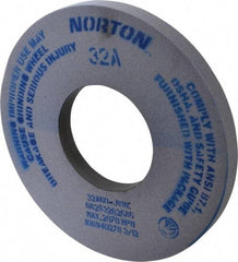 Norton - 12" Diam x 5" Hole x 1" Thick, J Hardness, 60 Grit Surface Grinding Wheel - Aluminum Oxide, Type 1, Medium Grade, 2,070 Max RPM, Vitrified Bond, No Recess - Benchmark Tooling