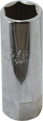 Proto - 5/8", 1/2" Drive, Spark Plug Hand Socket - 6 Points, 2-1/2" OAL, Chrome Finish - Benchmark Tooling
