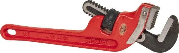 Ridgid - 10" Cast Iron & Steel End Pipe Wrench - 1-1/2" Pipe Capacity - Benchmark Tooling