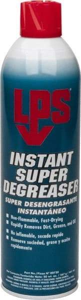 LPS - 20 oz Aerosol Cleaner/Degreaser - Aerosol, Nonchlorinated, Unscented - Benchmark Tooling