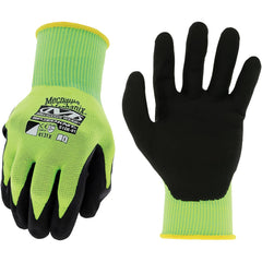 Mechanix Wear - Size M (8) Nitrile Coated Nylon High Visibility Work Gloves - Benchmark Tooling