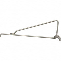 Marlin Steel Wire Products - Pegboard Hooks Type: Single Vertical End Hook Projection: 8-3/4 (Inch) - Benchmark Tooling