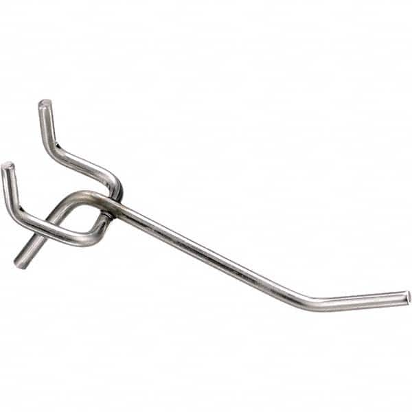 Marlin Steel Wire Products - Pegboard Hooks Type: Single Vertical End Hook Projection: 4-1/8 (Inch) - Benchmark Tooling