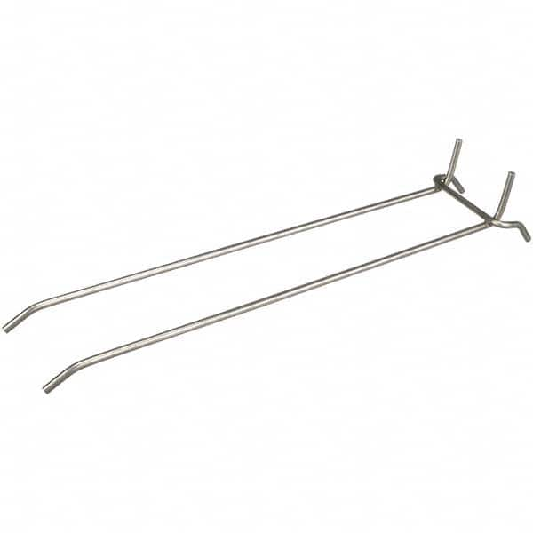 Marlin Steel Wire Products - Pegboard Hooks Type: Double Vertical End Hook Projection: 8-27/32 (Inch) - Benchmark Tooling