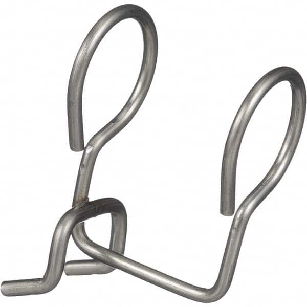 Marlin Steel Wire Products - Pegboard Hooks Type: Double Vertical End Hook Projection: 2-63/64 (Inch) - Benchmark Tooling