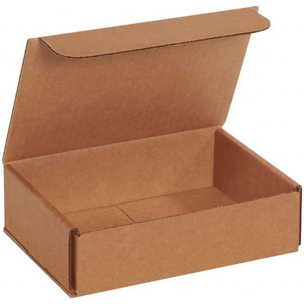 Made in USA - Pack of (50), 5" Wide x 8" Long x 2" High Corrugated Shipping Boxes - Benchmark Tooling