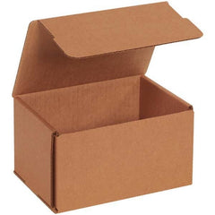 Made in USA - Pack of (50), 4-7/8" Wide x 6-1/2" Long x 3-3/4" High Corrugated Shipping Boxes - Benchmark Tooling