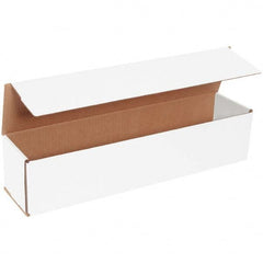 Made in USA - Pack of (50), 4" Wide x 20" Long x 4" High Corrugated Shipping Boxes - Benchmark Tooling