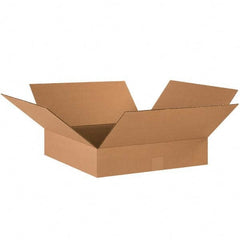 Made in USA - Pack of (25), 18" Wide x 18" Long x 3" High Corrugated Shipping Boxes - Benchmark Tooling