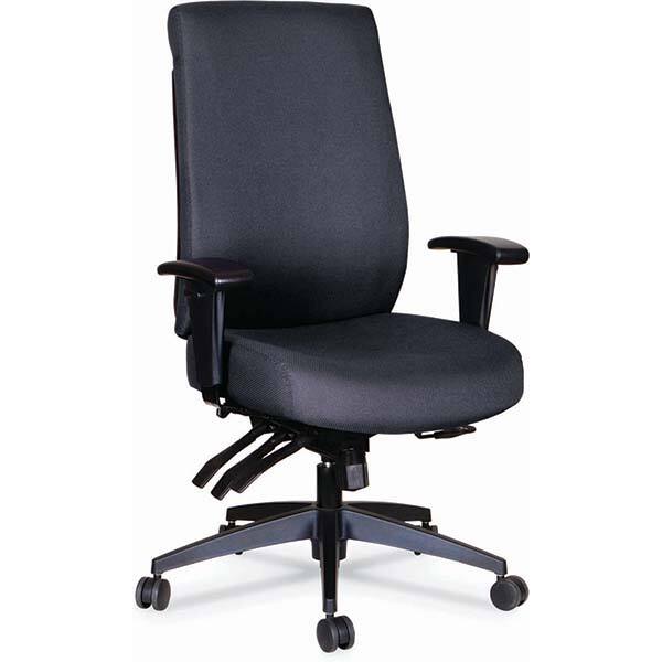 ALERA - Swivel & Adjustable Office Chairs Type: High Back Chair Color: Black - Benchmark Tooling