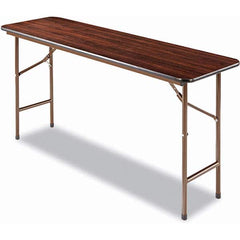 Folding Tables; Type: Folding; Overall Width: 59.78 in; Overall Height: 29.13 in; Width (Inch): 59.78 in; Length (Inch): 17.75 in; Overall Length: 17.75 in; Frame Color: Gray