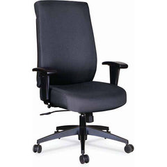 ALERA - Swivel & Adjustable Office Chairs Type: High Back Chair Color: Black - Benchmark Tooling