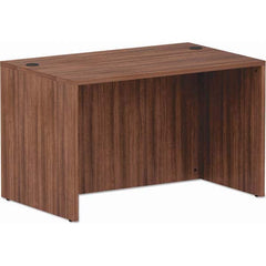 ALERA - Office Desks Type: Straight Front Desk Shell Color: Modern Walnut - Benchmark Tooling