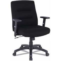 ALERA - Swivel & Adjustable Office Chairs Type: Petite/Office Color: Black - Benchmark Tooling