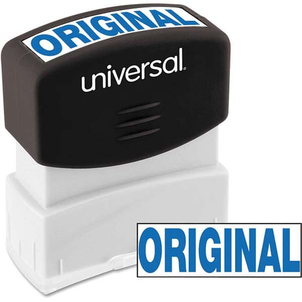 UNIVERSAL - Pre-inked Stock Stamps Type: Message Message: ORIGINAL - Benchmark Tooling