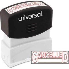 UNIVERSAL - Pre-inked Stock Stamps Type: Message Message: CANCELLED - Benchmark Tooling