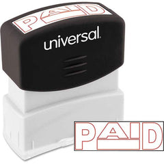 UNIVERSAL - Pre-inked Stock Stamps Type: Message Message: PAID - Benchmark Tooling