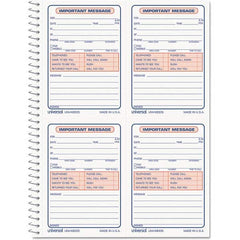 UNIVERSAL - Note Pads, Writing Pads & Notebooks Writing Pads & Notebook Type: Telephone Message Book Size: 5-1/2 x 3-3/16 - Benchmark Tooling