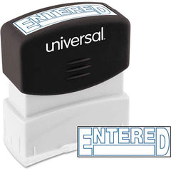 UNIVERSAL - Pre-inked Stock Stamps Type: Message Message: ENTERED - Benchmark Tooling